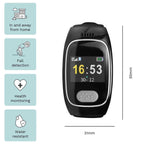 Careline365 Personal Alarm Smart Watch with Fall Detection, 24-7 UK Emergency Response, GPS - Health Tracking and fully water resistant