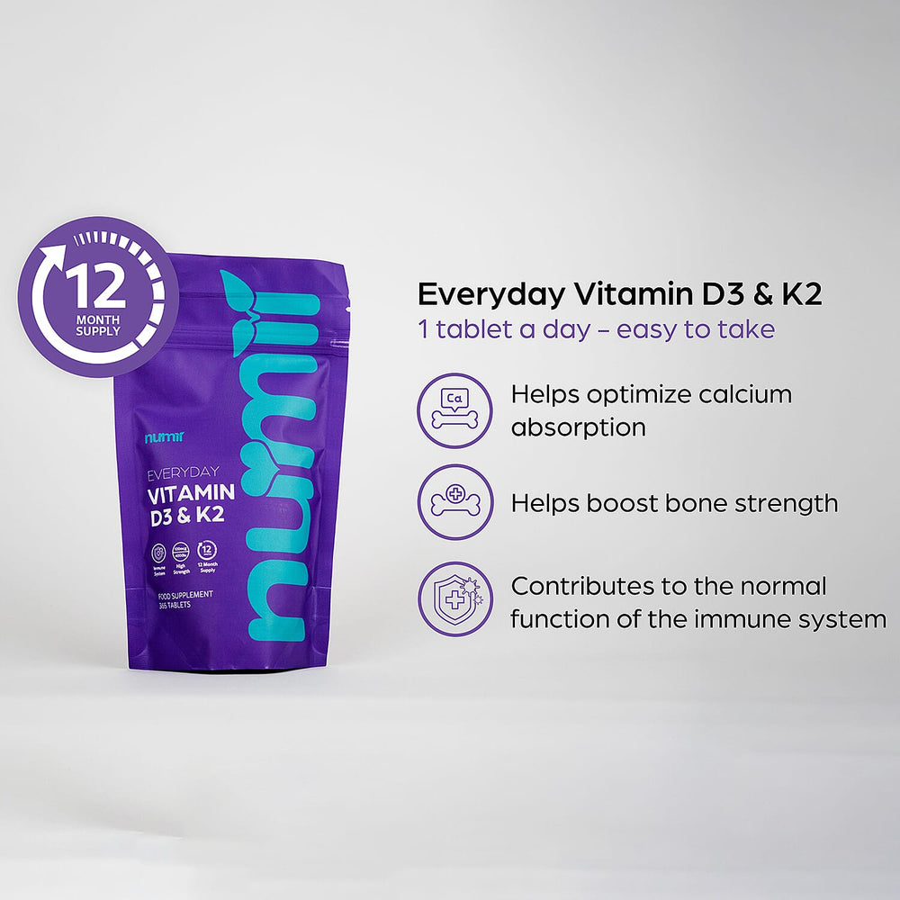 THE PICK OF GALA DEAL - Numii Vitamin D3 K2 - 365 tablets