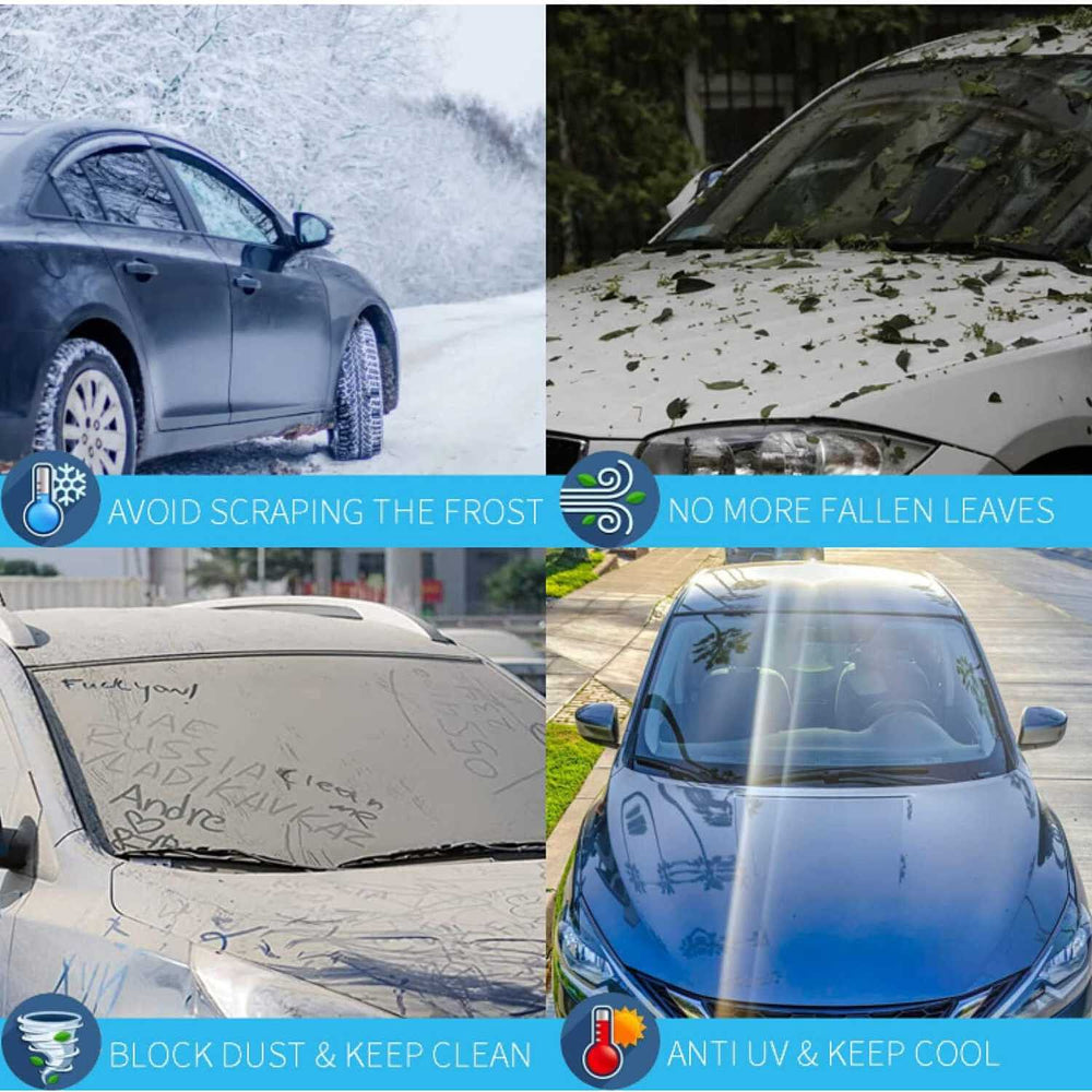 Rolson Large Windscreen Ice-Sun Protector (1450 x 1000mm) - Grey