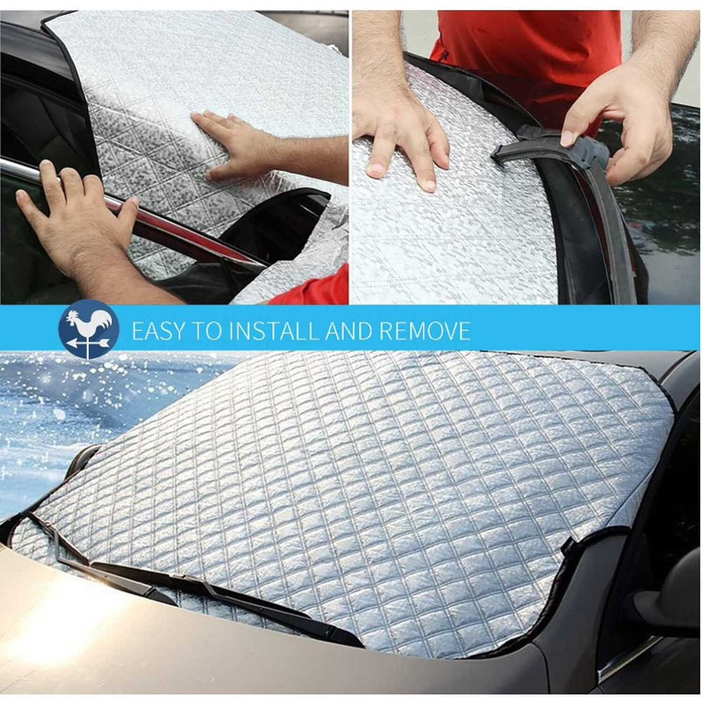 Rolson Large Windscreen Ice-Sun Protector (1450 x 1000mm) - Grey