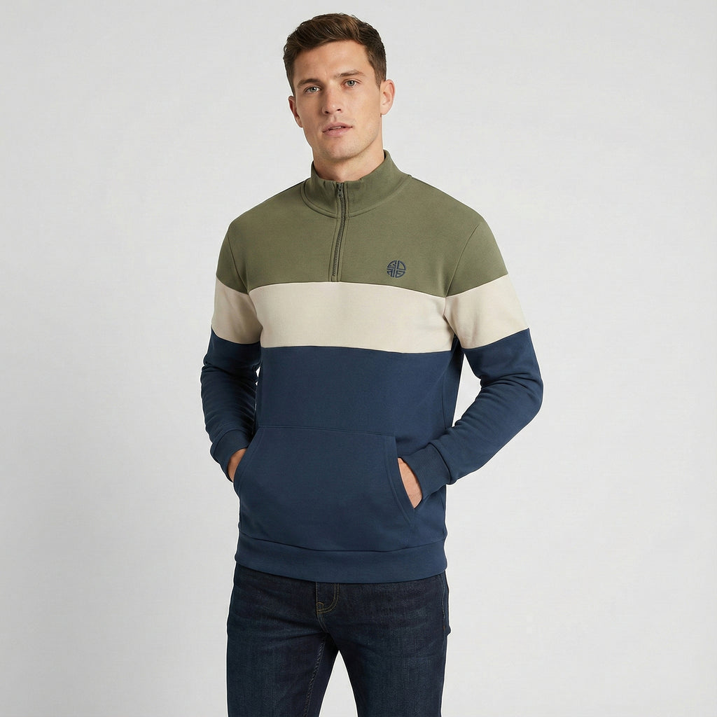 Closeout Deal Cotton Sweat Shirt (Size - Small) - Dark Navy_8365407_1