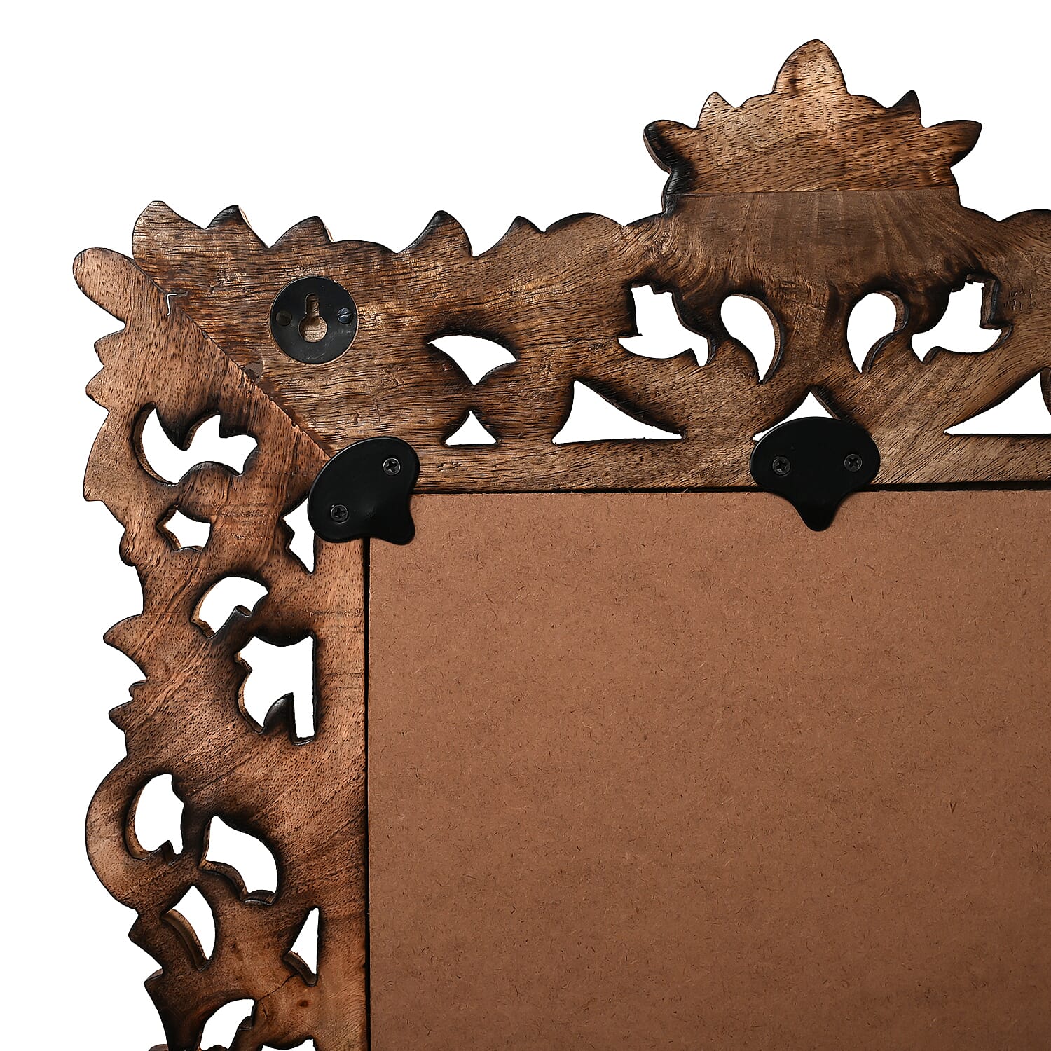 Bliss - Beyond Hand Carved Mirror (45 x 60 cm) - Burn Finish