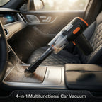 Mini Cordless Vacuum Cleaner - Suction & Blower With 4 attachments, USB--C Charger_8370038_1