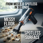 Mini Cordless Vacuum Cleaner - Suction & Blower With 4 attachments, USB--C Charger_8370038_4