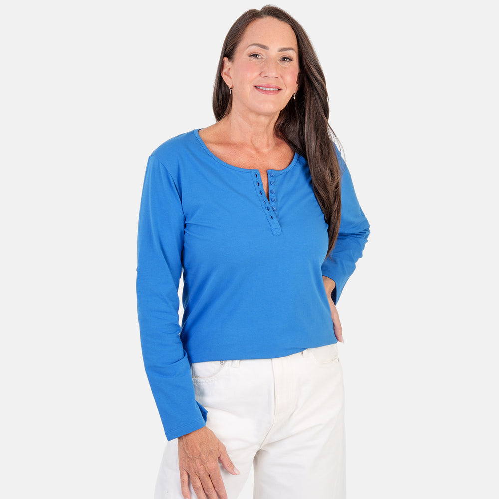 Classic Casual Wear Cotton T-Shirt (Size XXL) - Blue_8371197_1