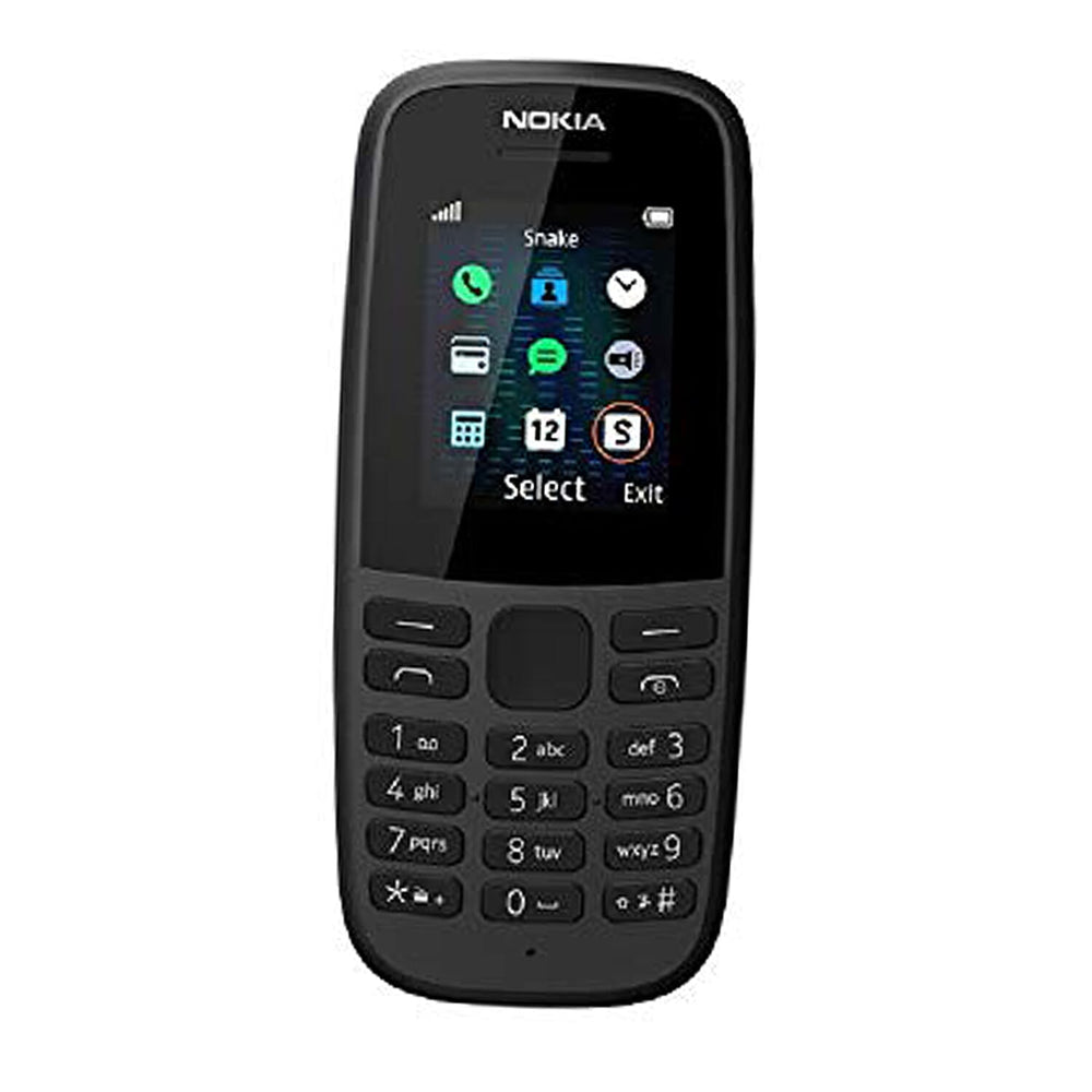 Nokia Mobile 105 with Dual Sim Slot - Black