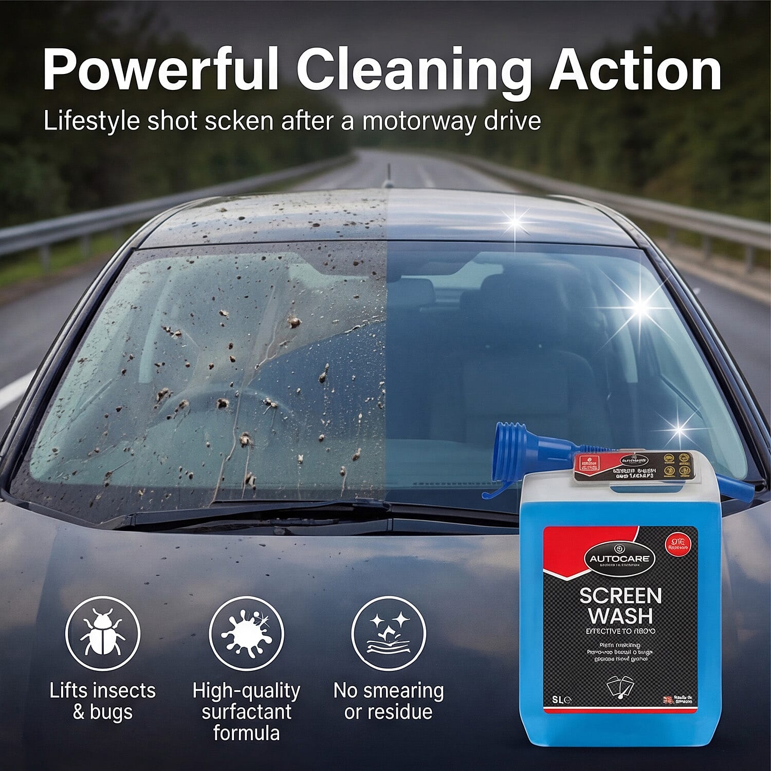 Auto Care Car Windscreen Liquid (25 Litre) - Blue