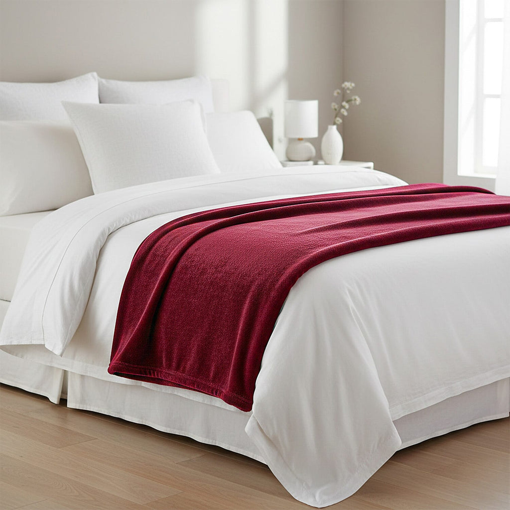 IW Special  Throw Blanket - Maroon