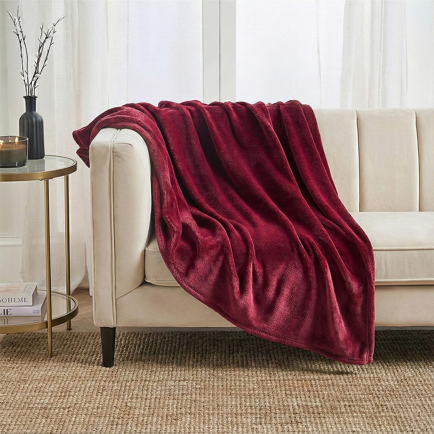 IW Special  Throw Blanket - Maroon