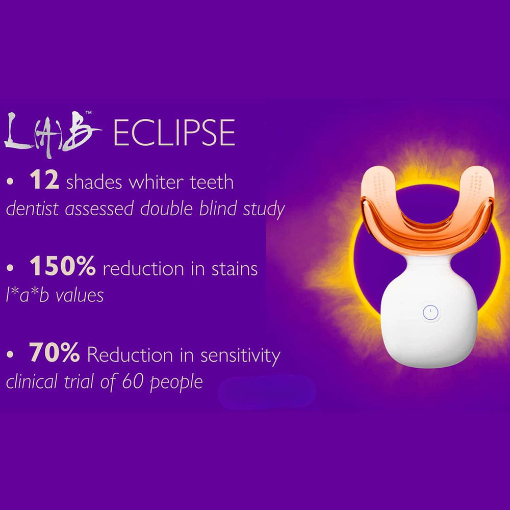 Lab Life Eclipse Whitening System (Incl. Eclipse, UV Charger, Whitening Serum - Enamel Serum)