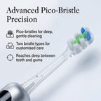 THE MOST AWAITED DEAL - Lab Life Sonic Toothbrush with UV Sanitisation Including 2 Brush Heads - Silver (Lifetime Warranty)