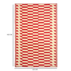 Bliss & Beyond Polypropylene Printed Rug and Door Mat (Size 180x1 cm) - Blue_8377428_5