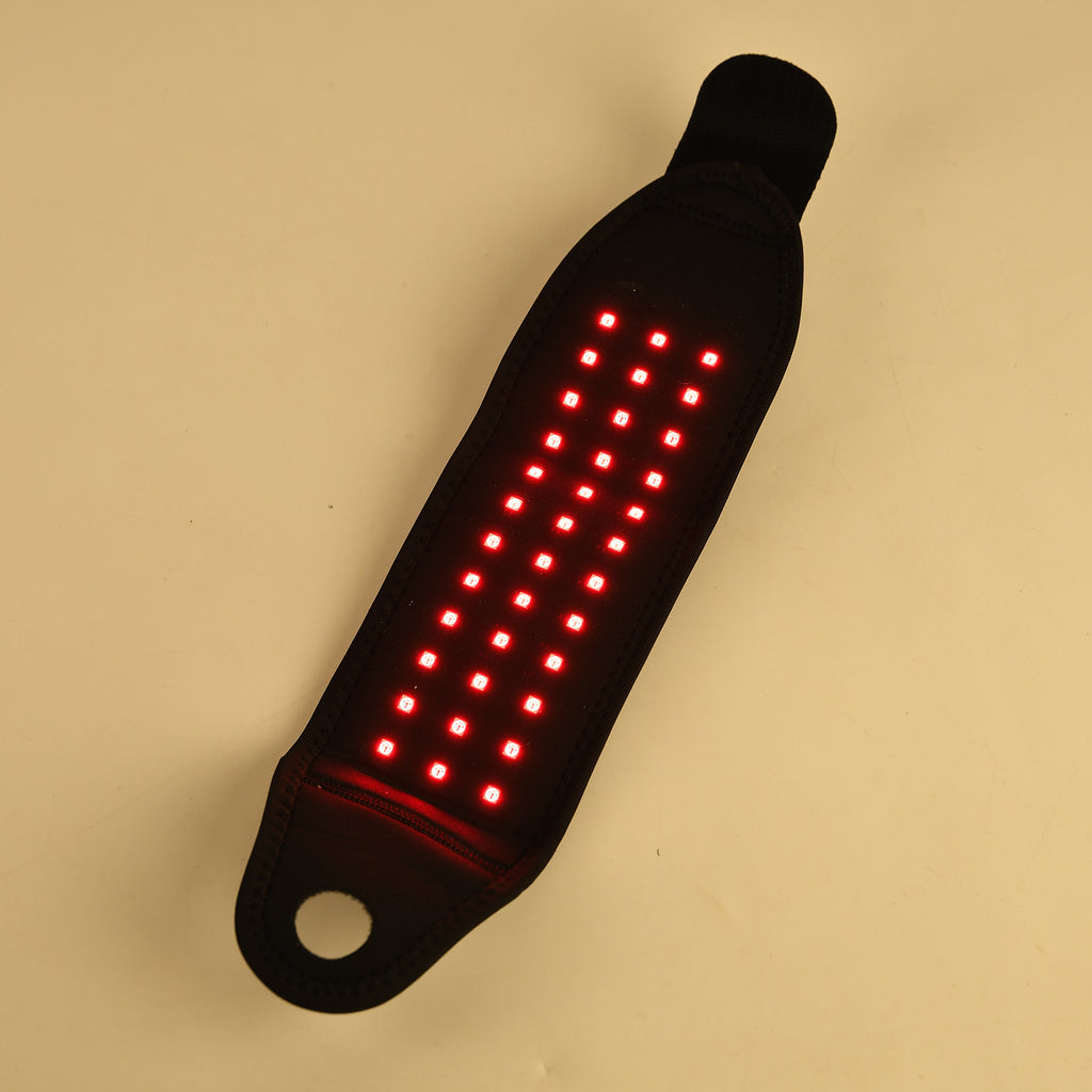 "Biss & Beyond HGHW01- Red Light Wrist Guard-black  Product size- 45.5*9cm Weight- 148g Lamp beads- 36 Wick- Dual 660NM - single 850NM Material- Neoprene rubber - OK imitation fabric -tc fabric Curren