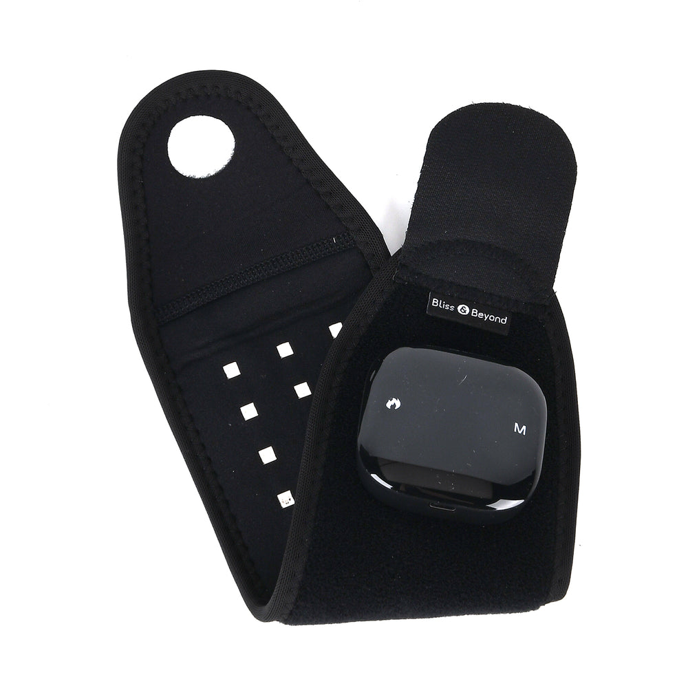 "Biss & Beyond HGHW01- Red Light Wrist Guard-black  Product size: 45.5*9cm Weight: 148g Lamp beads: 36 Wick: Dual 660NM + single 850NM Material: Neoprene rubber + OK imitation fabric +tc fabric Curren_8377523_6