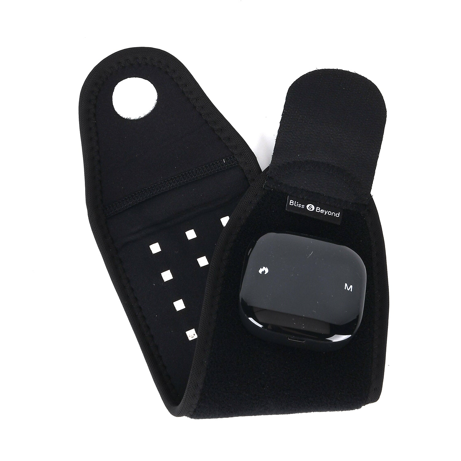 "Biss & Beyond HGHW01- Red Light Wrist Guard-black  Product size: 45.5*9cm Weight: 148g Lamp beads: 36 Wick: Dual 660NM + single 850NM Material: Neoprene rubber + OK imitation fabric +tc fabric Curren_8377523_6