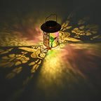 Solar Powered Bird and flower Garden Lantern (14 x 14 x 26 cm) - Multi Colour_8377527_1