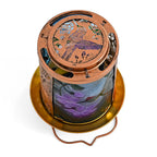 Solar Powered Bird and flower Garden Lantern (14 x 14 x 26 cm) - Multi Colour_8377527_4
