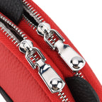 Genuine Leather Panda Pattern Wallet - Red_8411774_6