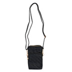 Vertical Crossbody Phone Bag with Shoulder Strap - Black_8412451_1