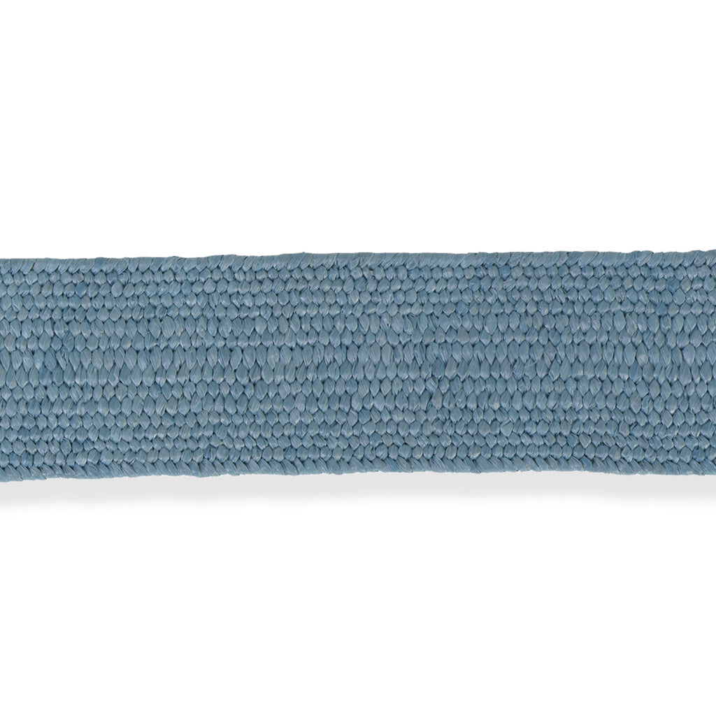 Elasticated Stretch Waist Belt with Round Wooden Buckle (105 cm) - Denim_8412548_2