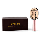 Beauluxe Electric Scalp Massager Hair Brush with LED Red & Blue Light Therapy - Pink_8413380
