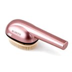 Beauluxe Electric Scalp Massager Hair Brush with LED Red & Blue Light Therapy - Pink_8413380