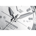 WORLD WIDE LAUNCH - VOSTOK EUROPE Expedition Glacier Automatic NH35 200M WR Silver Dial Mens Watch with Silver Stainless Steel Bracelet Strap