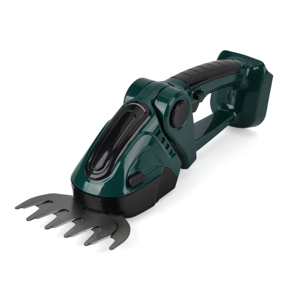 Cordless High-Power Grass Shear - 390W Electric Shrub Trimmer with 6000mAh Battery, 30-Minute Run Time - Dark Green_8414573_4