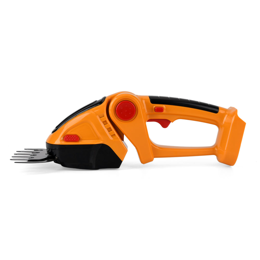 Cordless High-Power Grass Shear - 390W Electric Shrub Trimmer with 6000mAh Battery, 30-Minute Run Time - Orange_8414599_5