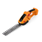 Cordless High-Power Grass Shear - 390W Electric Shrub Trimmer with 6000mAh Battery, 30-Minute Run Time - Orange_8414599_6