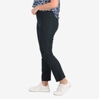 Sugar Crisp Ribbed Bootleg Trousers 27 Inch Leg (Size 22) - Grey