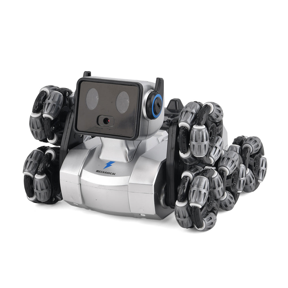 Smart WiFi Camera Interactive Robot Dog with Video Camera - Grey_8416617
