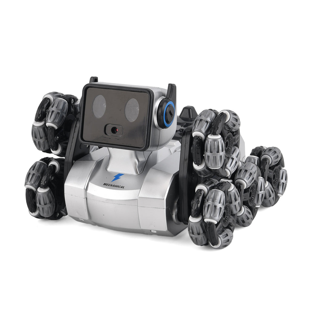 Smart WiFi Camera Interactive Robot Dog with Video Camera - Grey_8416617