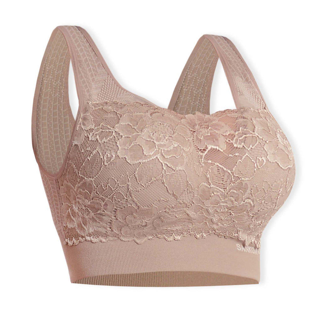 Sankom Nylon Bra (Size - L/XL) - Gold_8419818