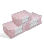 Patterned Storage Box (Size 60x30x45 cm) - Pink_8420257
