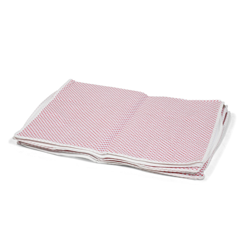 Set of 3 Non-Woven Fabric Storage Organisers with Clear Window & Handle - Pink & White_8420257_6