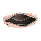 100% Genuine Leather Designer Minimalist Sling Shoulder Bag -  Pink_8420491_6
