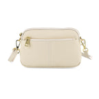 100% Genuine Leather Designer Minimalist Sling Shoulder Bag -  Ivory_8420492