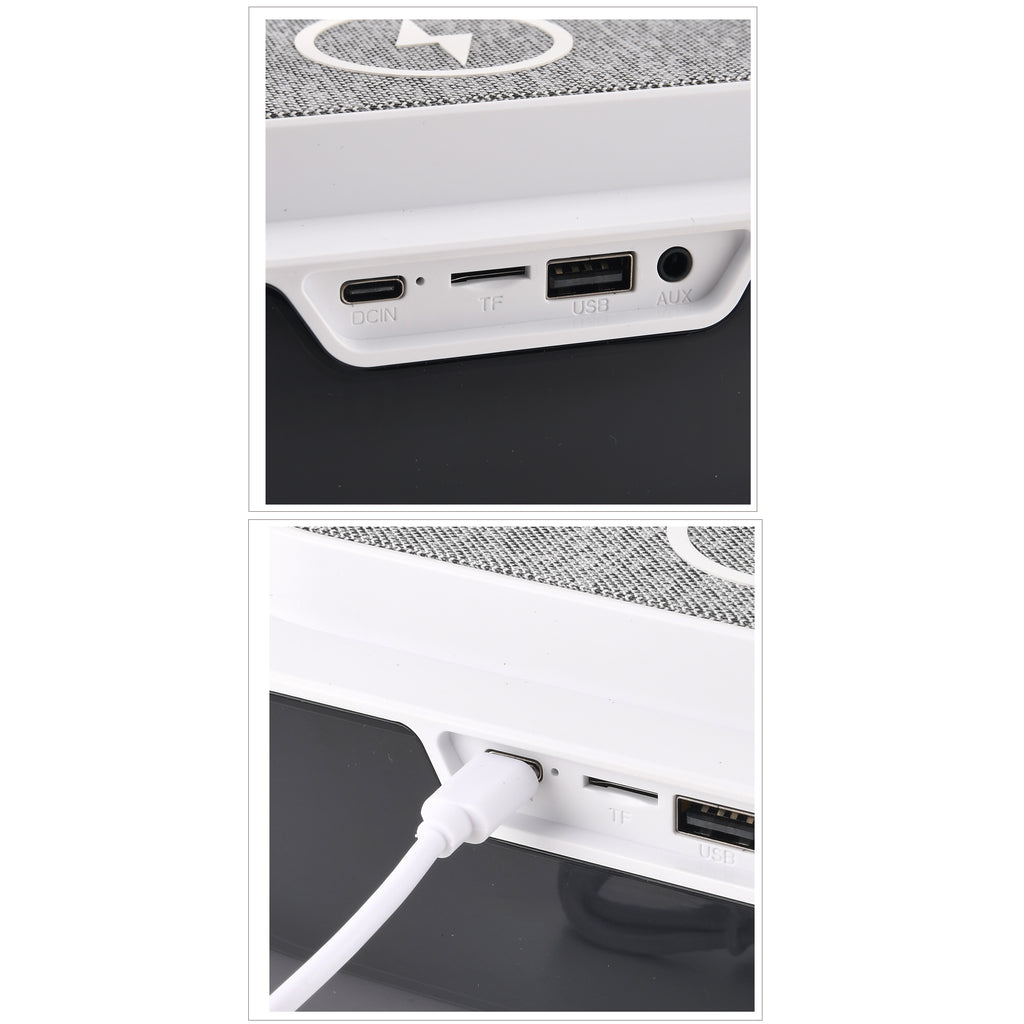 Bluetooth Speaker (Size 24x9 cm) - White_8421215_6