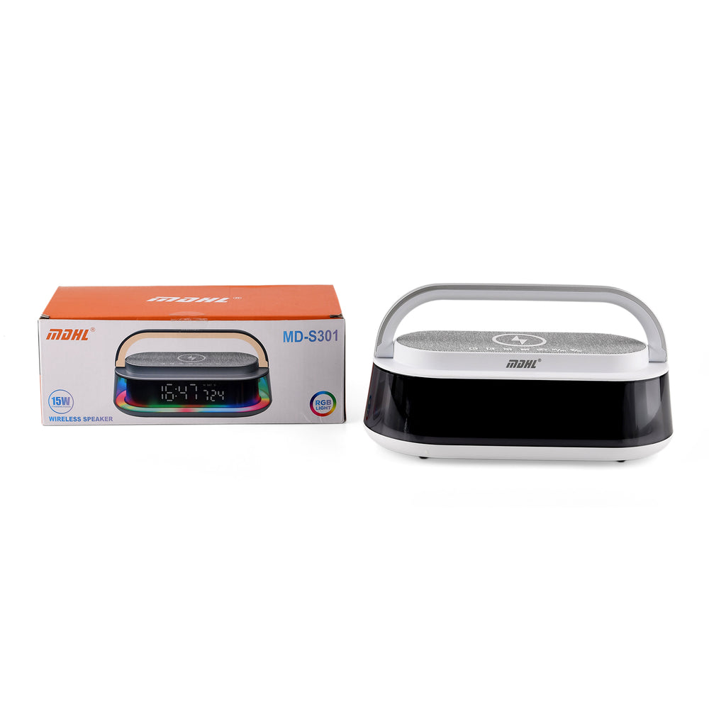 Bluetooth Speaker (Size 24x9 cm) - White_8421215_7