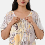 & Maisi Printed Dress (Size - One Size) - Yellow_8421281_5