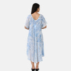 & Maisi Printed Dress (Size - One Size) - Blue_8421283_2