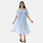 & Maisi Printed Dress (Size - One Size) - Blue_8421283_4