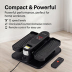 Bliss - Beyond Electric Mini Elliptical Trainer - 12-Speed Adjustable Leg Exerciser with Remote Control