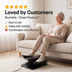 Bliss - Beyond Electric Mini Elliptical Trainer - 12-Speed Adjustable Leg Exerciser with Remote Control