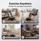 Bliss - Beyond Electric Mini Elliptical Trainer - 12-Speed Adjustable Leg Exerciser with Remote Control