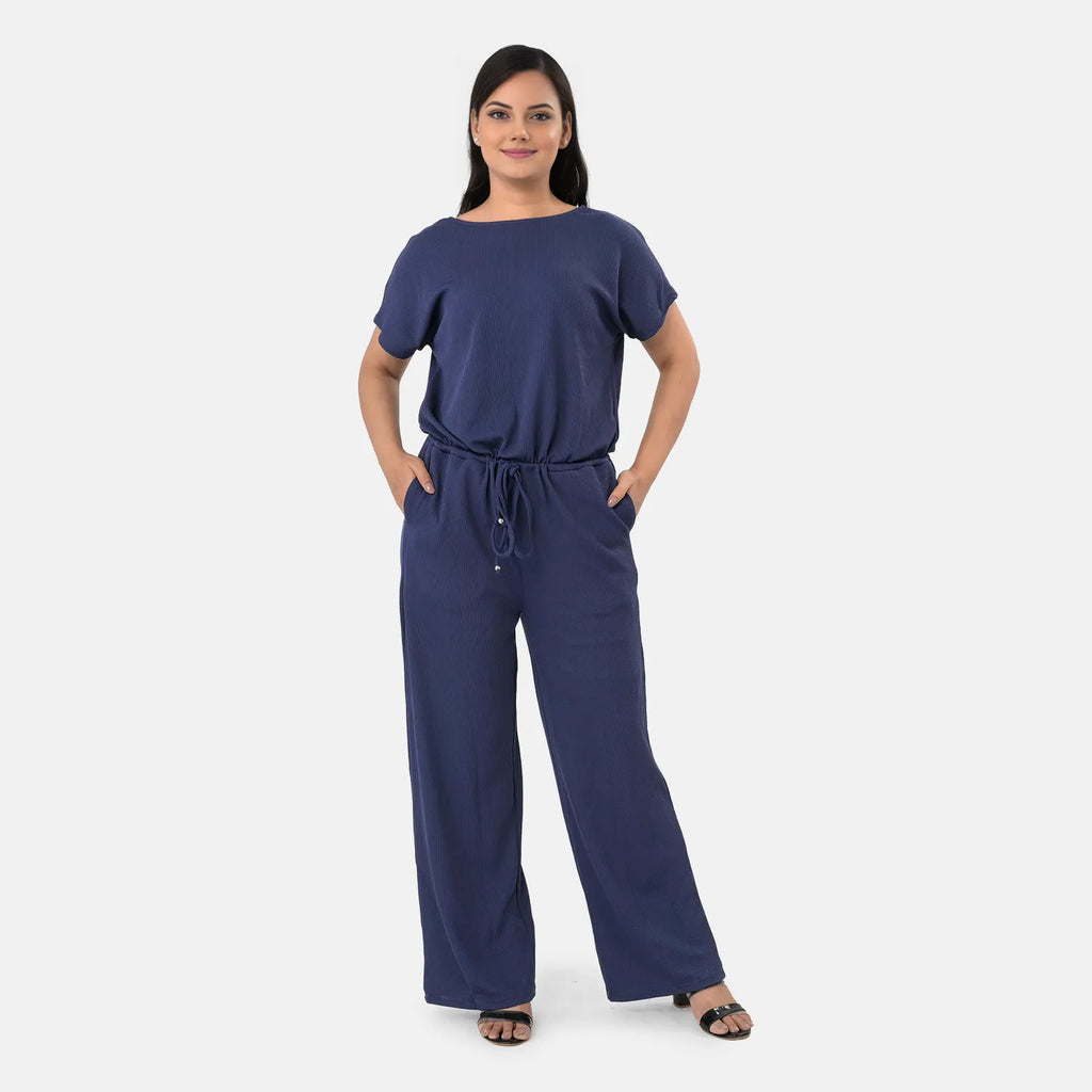 & Maisi Patterned Jumpsuit (Size - One Size) - Navy_8430842
