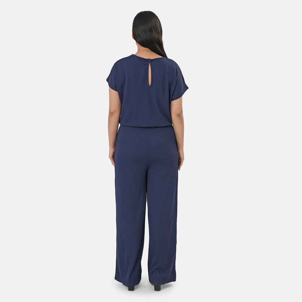 & Maisi Patterned Jumpsuit (Size - One Size) - Navy_8430842_2