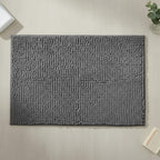 Ultra-Absorbent Noodle Bathmat (60 x 40 cm) - Grey
