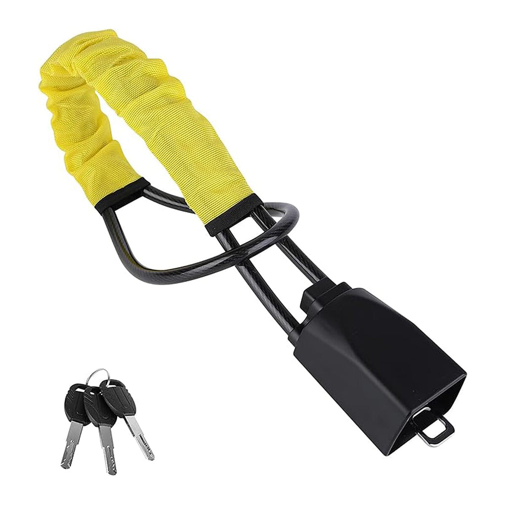 Rolson Steering Wheel Anti-Theft Seat Belt Lock Supplied With Three Keys